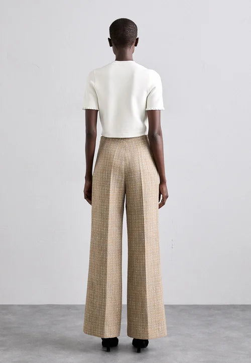 Pantalón de vestir con prenses